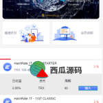 TRX虚拟币矿机/区块链矿机交易系统/4国语言/usdt充值